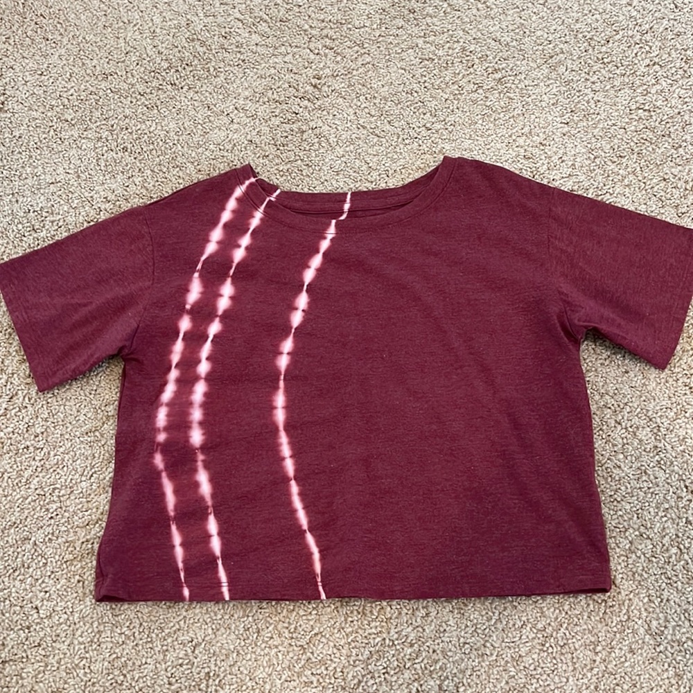 Art class crop top, size 7/8 (youth medium)